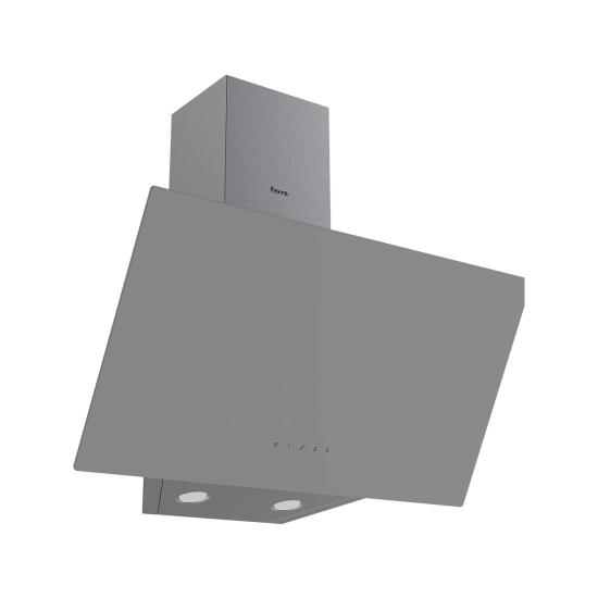 FERRE D082 TEK CAMLI DOKUNMATİK 60 CM GRİ DAVLUMBAZ