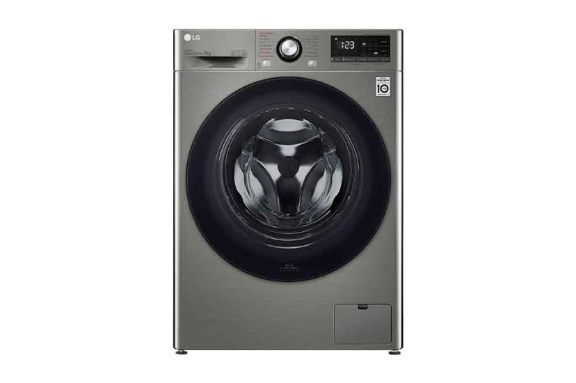 LG F4V3VYWKPE Çamaşır Makinesi 9 Kg Yıkama 1400 Devir Buharlı Steam™ B Enerji Metalik Gri