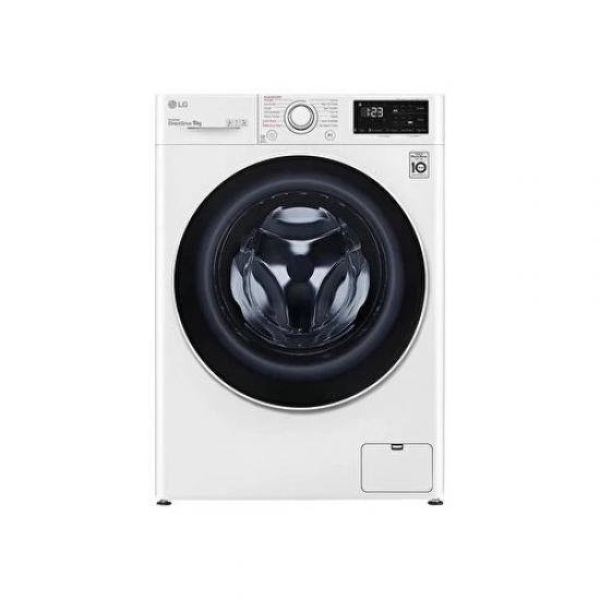 LG F4V3YW0WE 9 KG BEYAZ BUHARLI ÇAMAŞIR MAKİNESİ